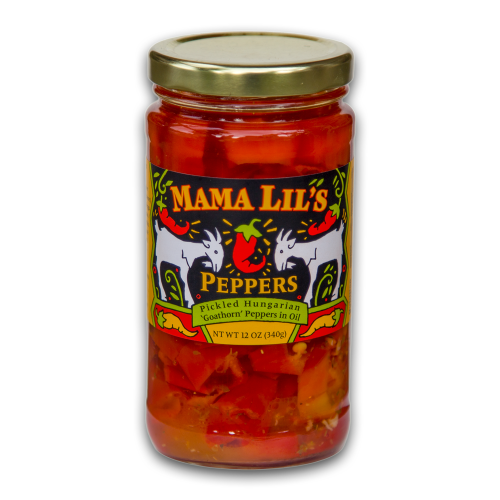 Mildly Spicy Peppers in Oil